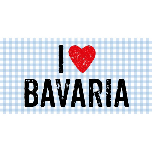 Matteo Vinyl Teppich 70x140 cm I LOVE BAVARIA