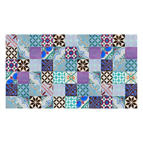 Vinyl Teppich MATTEO 90x160 cm Mosaik Bunt 2