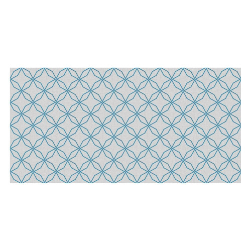 Vinyl Teppich MATTEO 70x140 cm Leinen 5 Blau