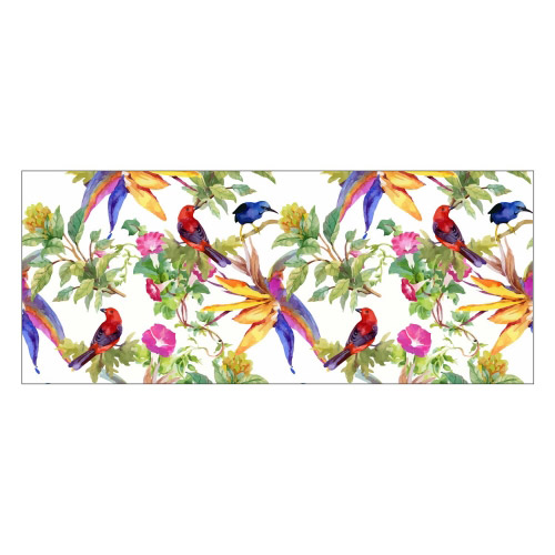 Vinyl Teppich MATTEO 50x120 cm Exotic Parrots