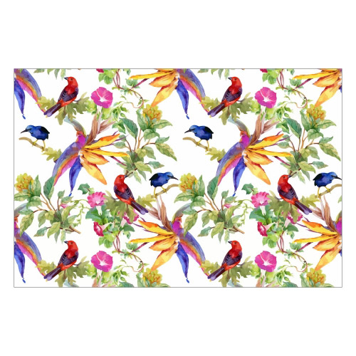 Vinyl Teppich MATTEO 90x135 cm Exotic Parrots