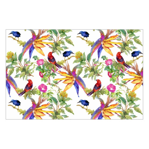 Vinyl Teppich MATTEO 118x180 cm Exotic Parrots