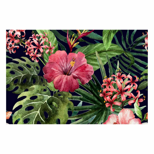 Vinyl Teppich MATTEO 90x135 cm Exotic Flower