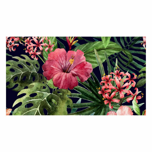 Vinyl Teppich MATTEO 90x160 cm Exotic Flower