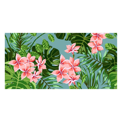 Vinyl Teppich MATTEO 70x140 cm Farns & Blossom