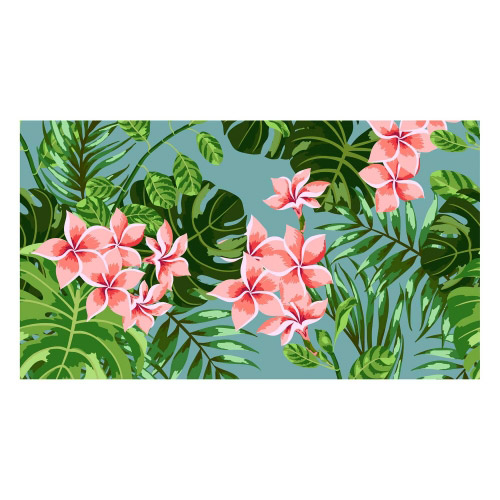 Vinyl Teppich MATTEO 90x160 cm Farns & Blossom