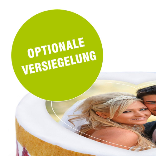 Versiegelung für Tortenbild - optional -