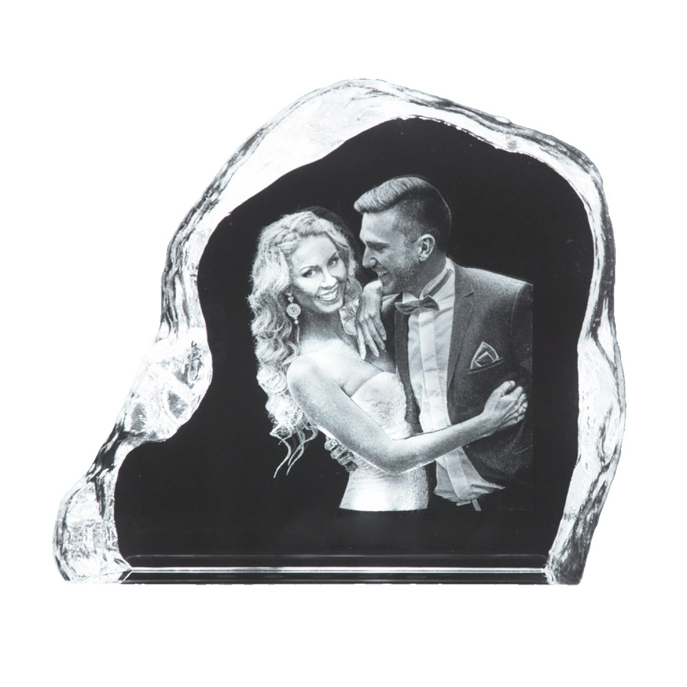 3d Glasfoto Rock Fur 1 2 Personen Laserinnengravur In Glas Contento