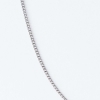 Edelstahl Halskette Silber 56 cm