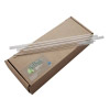50 St. Glastrinkhalme Großpack Ø 9 x 300 mm + 1 Bürste