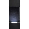 Leuchtstele Schwarz XL hoch für 200x150x100 hoch