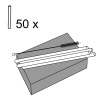 50 x Glastrinkhalme mit persönlicher Gravur 240 mm 