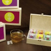 Teabox - Tassen/Kannen grafisch, pastell