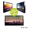 zickzackfoto personalisiert - 63 x 33 cm Rahmen schwarz