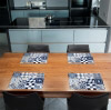 Tischset Vinyl MOSAIK BLAU