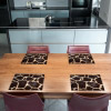 Tischset Vinyl Leopard