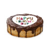 Cake Top Tortenbild Herz 20x19 cm HAPPY BIRTHDAY