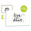 Lightbox LIVE YOUR DREAM 30x20 cm