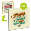 Lightbox HAPPY HOUR  25x25 cm