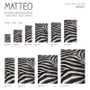 Vinyl Teppich MATTEO 60x90 cm Zebra