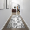 MATTEO Vinyl Teppich  40x60 cm - Mosaik Grau