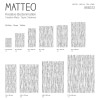 Vinyl Teppich MATTEO 40x60 cm Lines