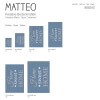Vinyl Teppich MATTEO 40x60 cm Home Sweet Home