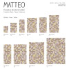 Vinyl Teppich MATTEO 40x60 cm Mosaik Lila-Ocker