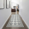 Vinyl Teppich MATTEO 40x60 cm Fliesen Grau