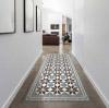 Vinyl Teppich MATTEO 140x200 cm Fliesen Blau