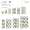 Vinyl Teppich MATTEO 70x180 cm Fliesen 3 Bunt