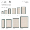 Vinyl Teppich MATTEO 50x120 cm Fliesen 8 Grün