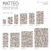 Vinyl Teppich MATTEO 70x180 cm Mosaik Grün