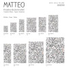 Vinyl Teppich MATTEO 50x120 cm Terrazzo 2