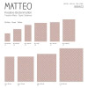 Vinyl Teppich MATTEO 40x60 cm Leinen 7 Rot