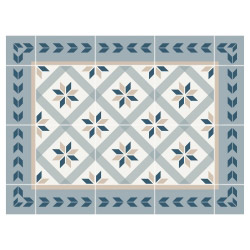 contento Tischset Vinyl FLIESEN 1