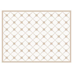 contento Tischset Vinyl Pattern Beige 1