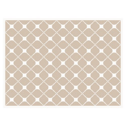 contento Tischset Vinyl Pattern Beige 2