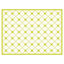 contento Tischset Vinyl Pattern Grün 1