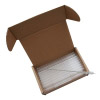 50 St. Glastrinkhalme bunt Großpack Ø 8 x 150 mm + Bürste