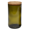 UPCYCLE Glas L mit Korkdeckel