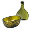 UPCYCLE Bocksbeutel Snackschale
