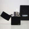 ZIPPO Schwarz mit Gravur