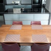 Tischset Vinyl Pattern Rot 1