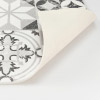Vinyl Teppich MATTEO 70x140 cm Blue Leaves