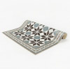Vinyl Teppich MATTEO 40x60 cm Fliesen Blau