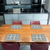 Tischset Vinyl FLIESEN GRAU
