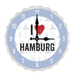 contento Wanduhr Crowns L 