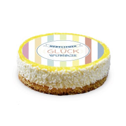 contento Cake Top Tortenbild Ø 20 cm GLÜCKWUNSCH