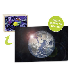 contento Acrylglasscheibe für Lightbox ERDE 30x20 cm